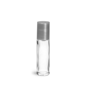 10 ml Clear Glass Roll on Bottle (5 in each pack)